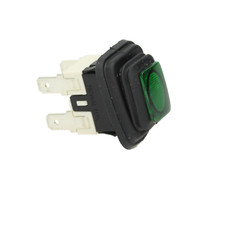 Interruttore spia accensione bipolare verde Originale per Didiesse Frog FR039