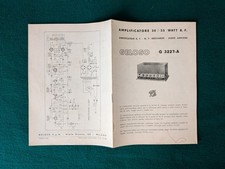 Manuale d'uso per AMPLIFICATORE GELOSO G3227-A