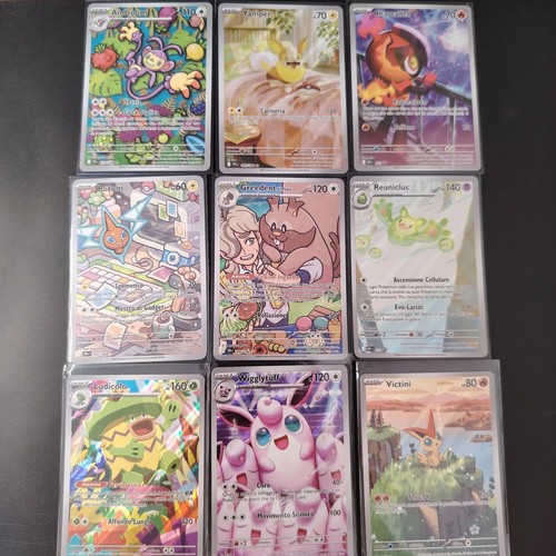 Pokemon lotto illustrazioni - lotto, 9
