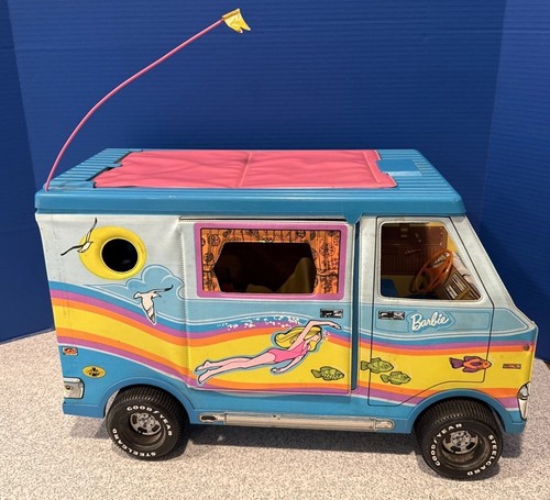 1973 barbie beach bus mattel - barbie, #