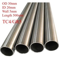 1PZ Tubo Titanio Grado 5 Gr.5