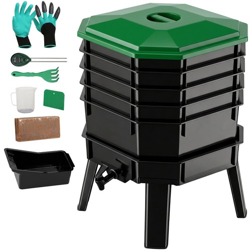 Pattumiera compost 72l worm - pattumiera,