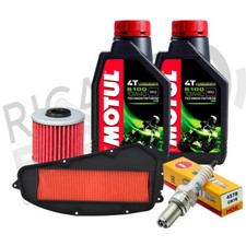KIT TAGLIANDO CANDELA FILTRO OLIO ARIA OLIO MOTORE Kymco Xciting 400 i 2016 2017