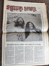 Rolling Stone #36 John Yoko In
