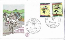 SPORT (106) - CICLISMO, CAMPIONATI MONDIALI CICLOCROSS 1979 - Busta F.D.C.