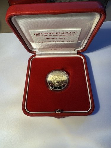Moneta monaco commemorativa - monaco,