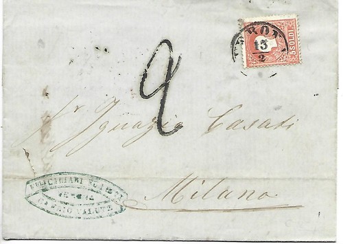 1861 lombardo veneto - 1861, 5s