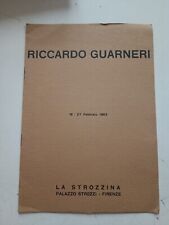 Riccardo Guarneri La strozzina Palazzo Strozzi Firenze 1963
