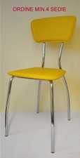 Sedia similpelle Giallo