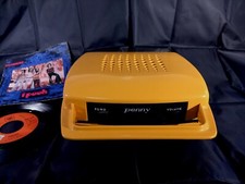 Mangiadischi Penny giallo corrente/batterie con manuale e dischi