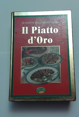 Libro ricette piatto oro - libro,