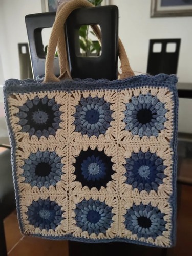 Borsa granny square - square, a