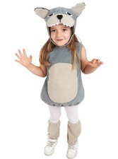 Costume peluche da lupo per bambini Funidelia