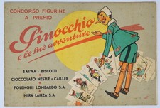 PINOCCHIO CONCORSO FIGURINE PREMIO SAIWA MIRA LANZA 1937 21/100 MUSSINO