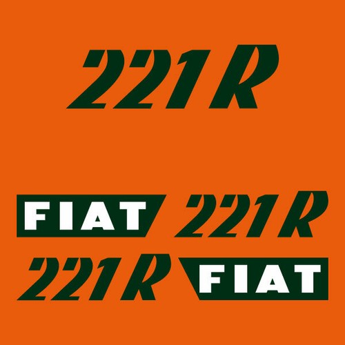 Fiat 221 adesivi - 221, r