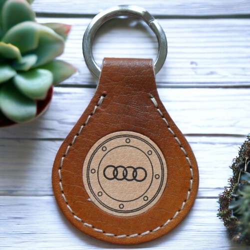 Portachiavi auto logo - audi, in