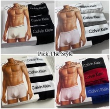 Calvin Klein Ck Boxer Mutande Uomo Confezione da 3 Cotone Elasticizzato