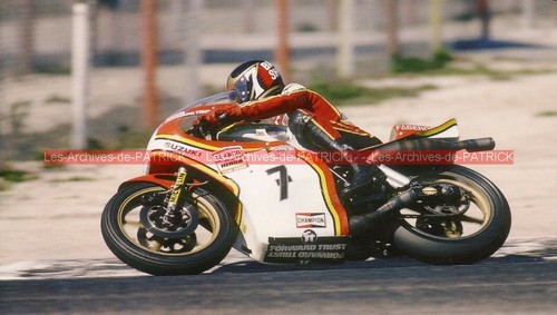 Barry sheene pilote suzuki - barry,