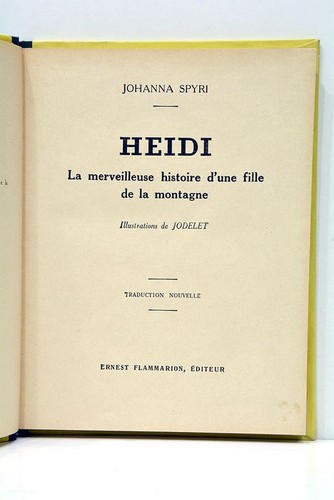 Heidi merveilleuse histoire - heidi,