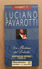 2 CD OMAGGIO A LUCIANO PAVAROTTI La Boheme del debutto Libretto e cofanetto.