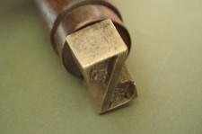 ANTICO TIMBRO ALFABETO LETTERA