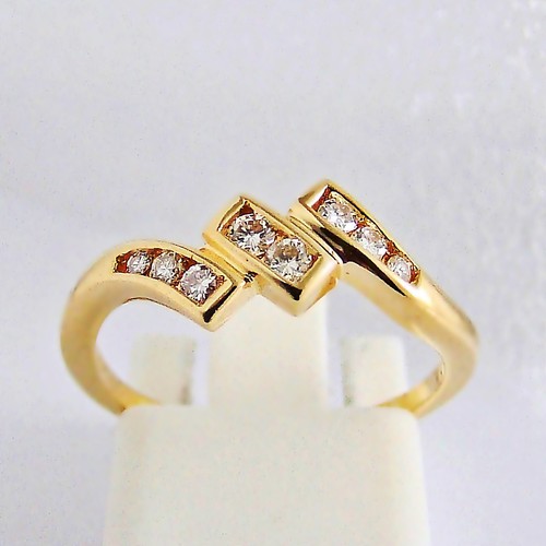 Anello oro 750 - /18, brillanti