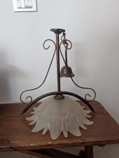 lampadario ferro battuto antico