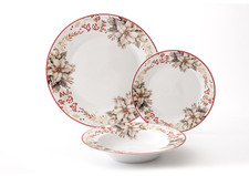 SERVIZIO DI PIATTI CHARME 18PZ NATALE