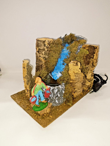 Cascata acqua con motorino e - con,