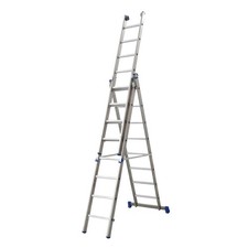 Scala in alluminio a 3 rampe