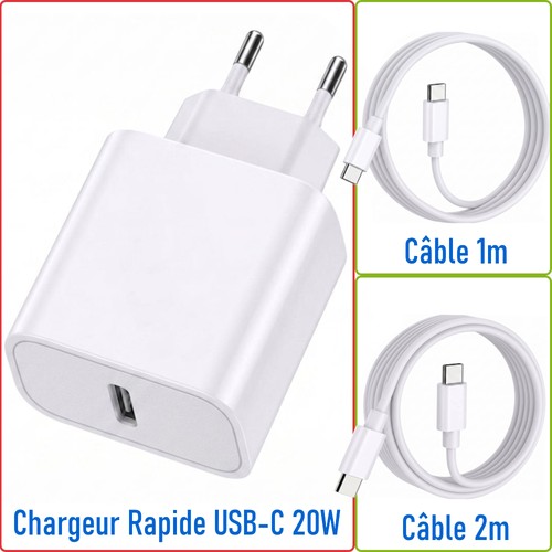 Chargeur rapide 20w pour - pour, oppo