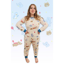 "Tuta da letto a goccia taglia