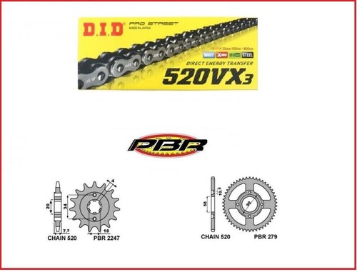 Kit trasmissione ktm - ktm, duke/125