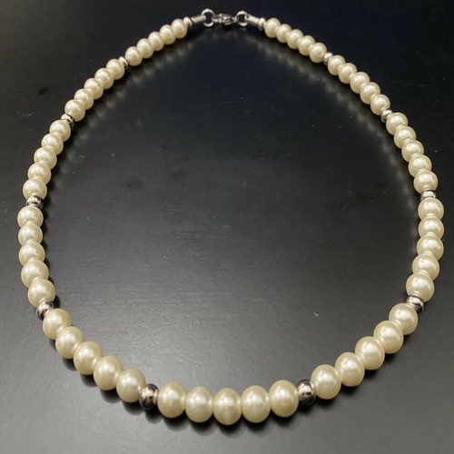 Collana perle bianche - da, donna