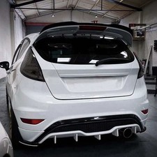 Spoiler posteriore labbro ala nero lucido per Ford Fiesta Mk7 7.5 ST Zetec S 2008-2017