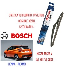 SPAZZOLA TERGILUNOTTO POSTERIORE BOSCH NISSAN MICRA V 2017 SPECIFICA ORIGINALE