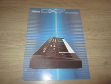Catalogo Yamaha DX-7 - 1985 -
