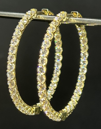 Orecchini cerchio argento - a,
