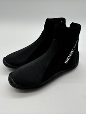 Seac 5mm Stivali Regolari XS Nero Neoprene Scarpe Muta Mare Spiaggia