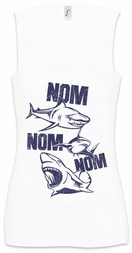 Canotta donna sharks - canotta, nom