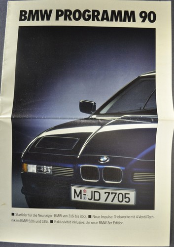 Brochure bmw roadster - roadster, 850i