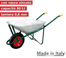 Carriola con vasca zincata - carriola,