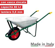 Carriola con Vasca Zincata 80