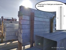 Colonna zincata per recinzione