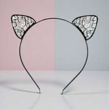 Crystal Cat Ear Headband
