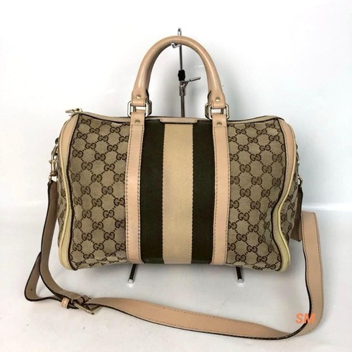 Borsa gucci canvas boston - gucci, gg