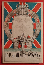 CARTOLINA INGHILTERRA DIEU ET