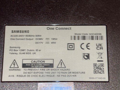 Samsung one connect box - samsung,