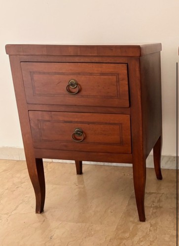 Comodino vintage marroni - vintage,