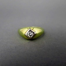 Goldener unisex Bandring mit